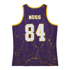 Randy Moss Minnesota Vikings 1998 Player Burst Tank Top - Purple - Mitchell & Ness