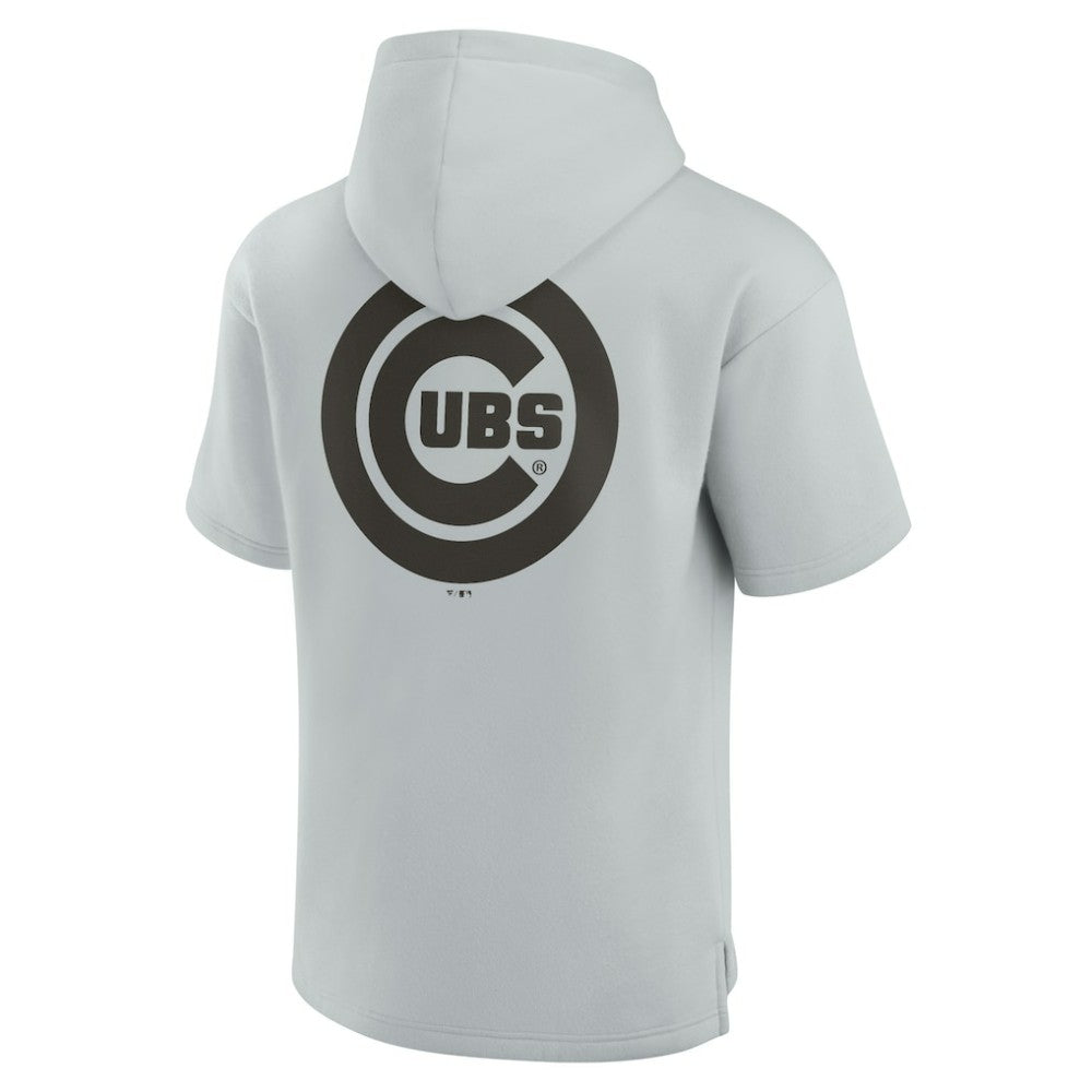 Chicago Cubs Fanatics Unisex Elements Super Soft Fleece Short Sleeve Pullover Hoodie Discount