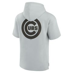 Chicago Cubs Fanatics Unisex Elements Super Soft Fleece Short Sleeve Pullover Hoodie Discount