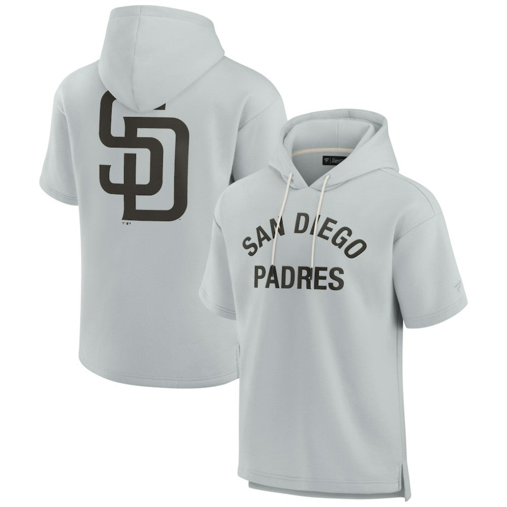 San Diego Padres Fanatics Unisex Elements Super Soft Fleece Short Sleeve Pullover Hoodie Sale