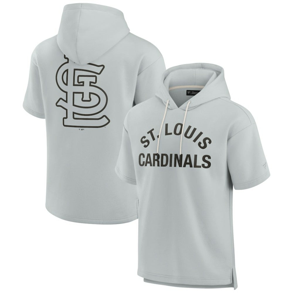 St. Louis Cardinals Fanatics Unisex Elements Super Soft Fleece Short Sleeve Pullover Hoodie Discount