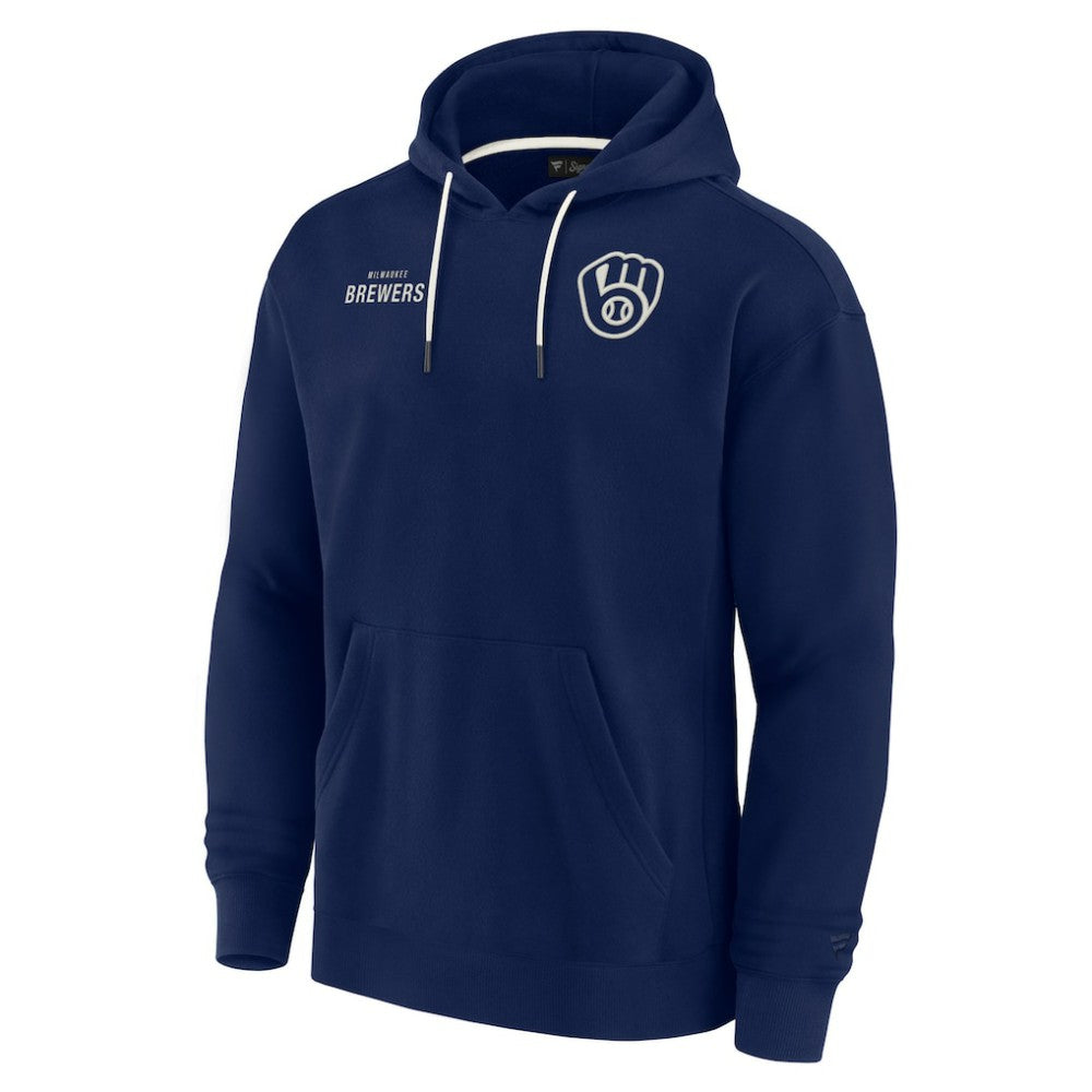 Milwaukee Brewers Fanatics Unisex Elements Super Soft Fleece Pullover Hoodie Near Me