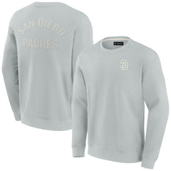 San Diego Padres Fanatics Unisex Super Soft Pullover Crew Sweatshirt Outlet