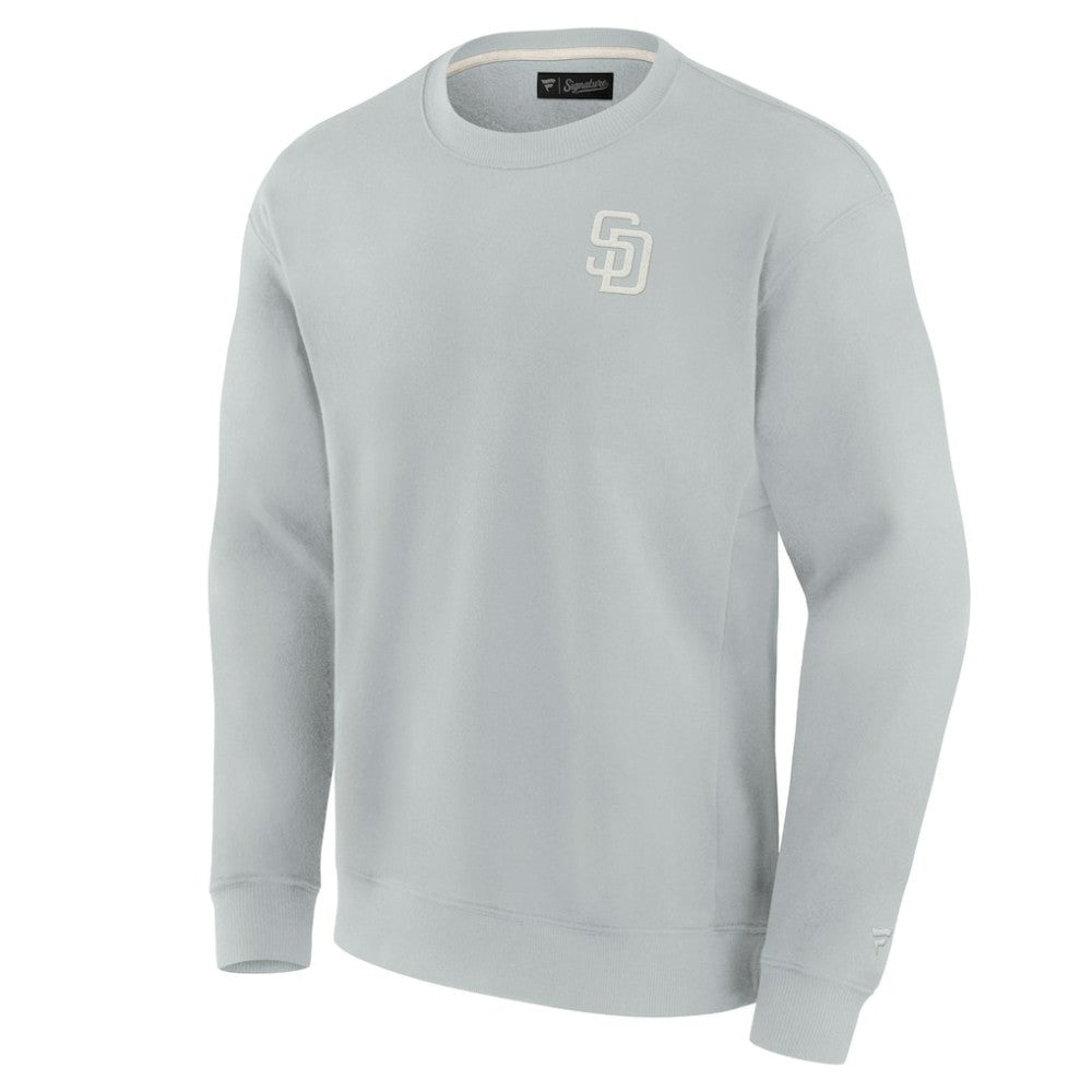 San Diego Padres Fanatics Unisex Super Soft Pullover Crew Sweatshirt Outlet