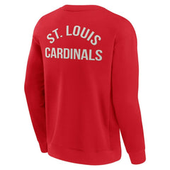 St. Louis Cardinals Fanatics Unisex Super Soft Pullover Crew Sweatshirt Discount