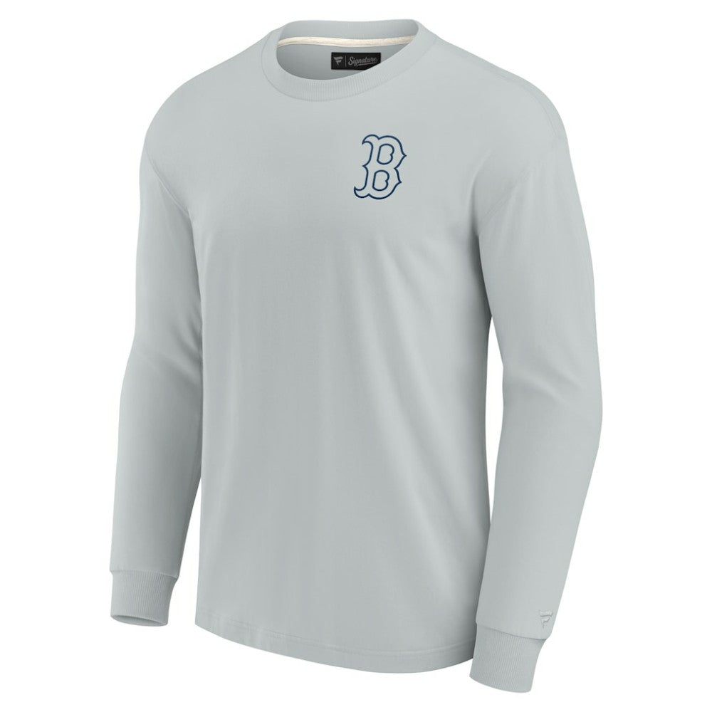 Boston Red Sox Fanatics Unisex Elements Super Soft Long Sleeve T-Shirt Outlet