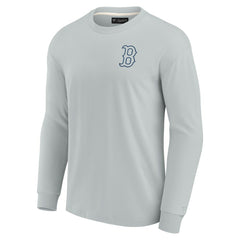 Boston Red Sox Fanatics Unisex Elements Super Soft Long Sleeve T-Shirt Outlet