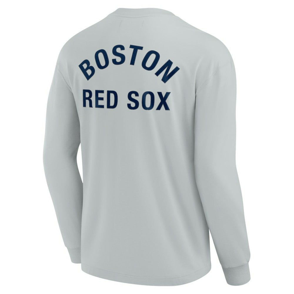 Boston Red Sox Fanatics Unisex Elements Super Soft Long Sleeve T-Shirt Outlet