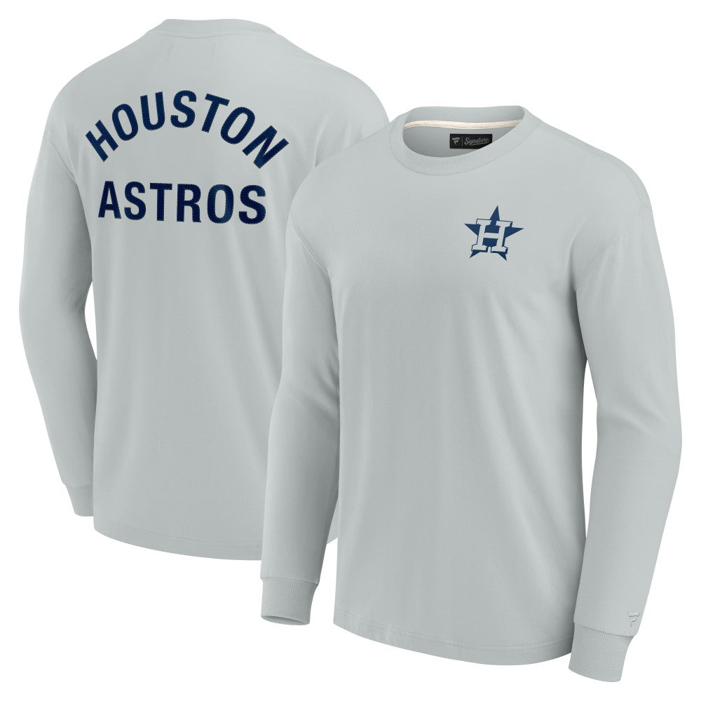 Houston Astros Fanatics Unisex Elements Super Soft Long Sleeve T-Shirt Outlet