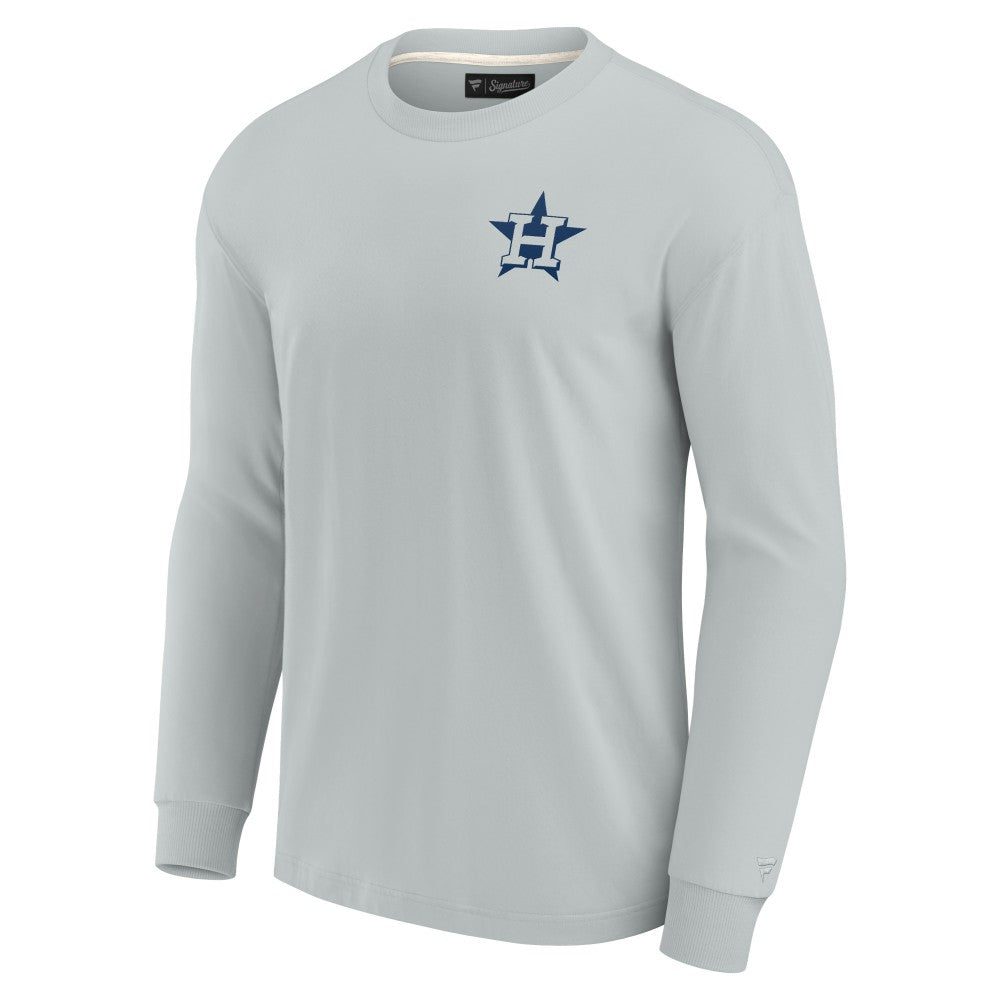 Houston Astros Fanatics Unisex Elements Super Soft Long Sleeve T-Shirt Outlet