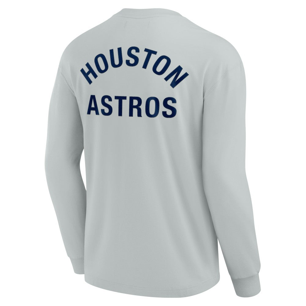Houston Astros Fanatics Unisex Elements Super Soft Long Sleeve T-Shirt Outlet