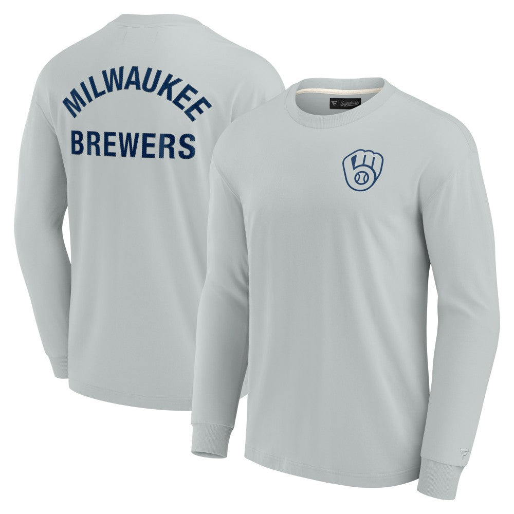 Milwaukee Brewers Fanatics Unisex Elements Super Soft Long Sleeve T-Shirt Near Me