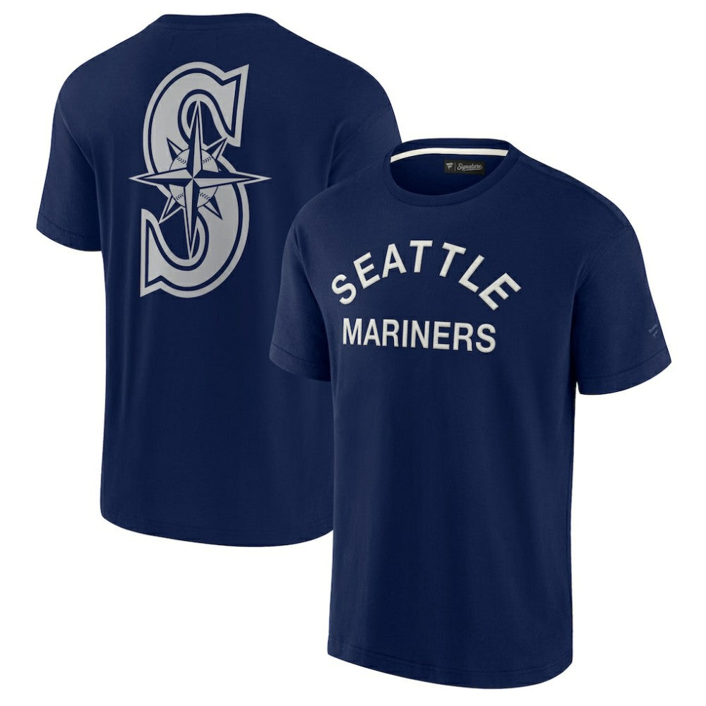 Seattle Mariners Fanatics Unisex Elements Super Soft Short Sleeve T-Shirt Outlet