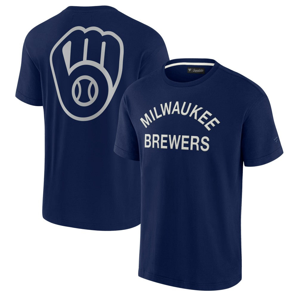 Milwaukee Brewers Fanatics Unisex Elements Super Soft Short Sleeve T-Shirt Outlet