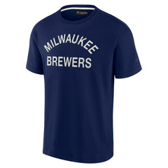 Milwaukee Brewers Fanatics Unisex Elements Super Soft Short Sleeve T-Shirt Outlet