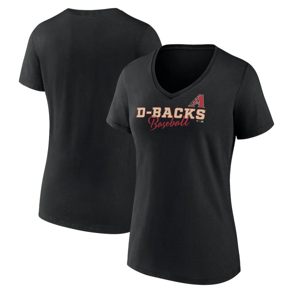 Arizona Diamondbacks Women's Back In Business V-Neck T-Shirt Sale