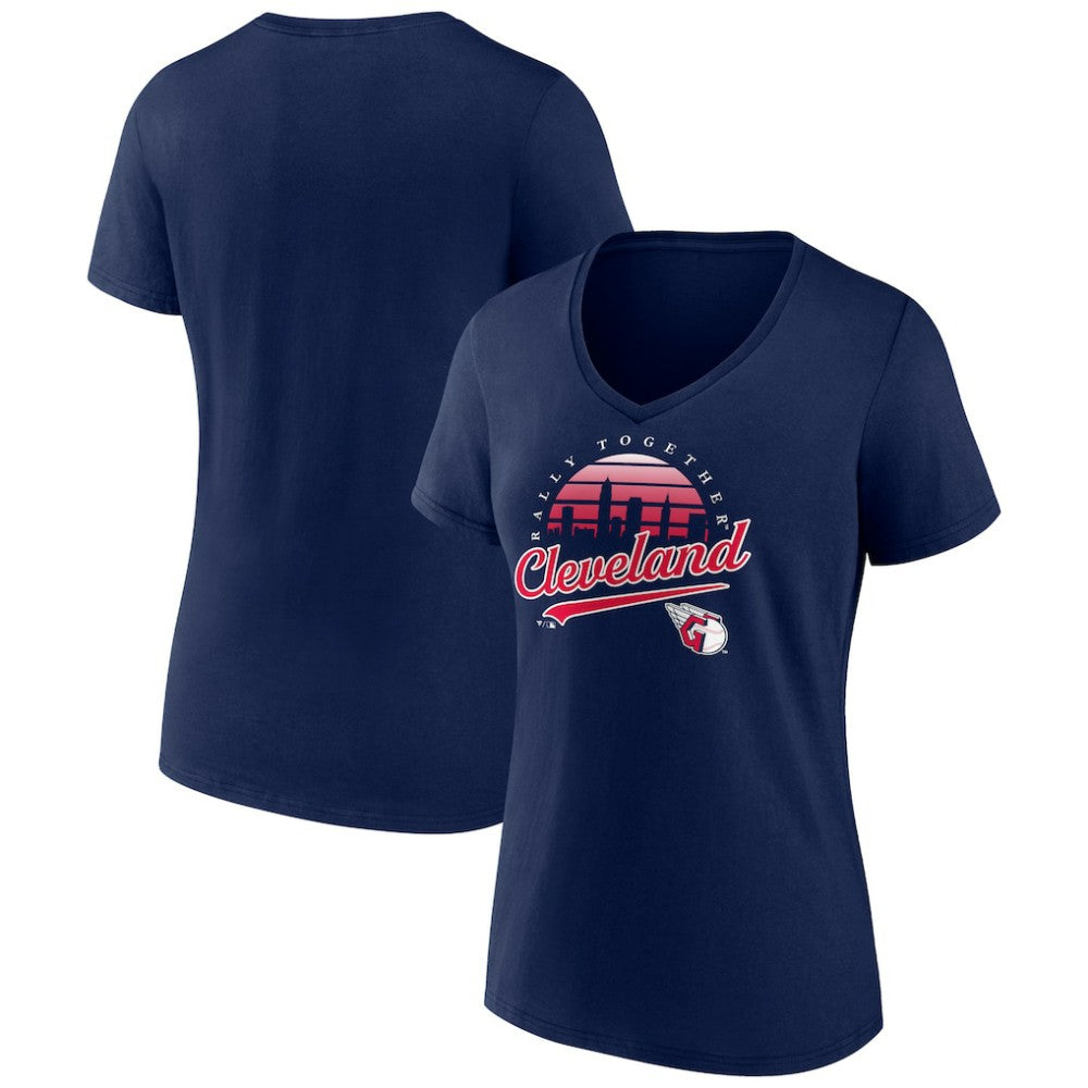 Cleveland Guardians Women's One Champion V-Neck T-Shirt Online