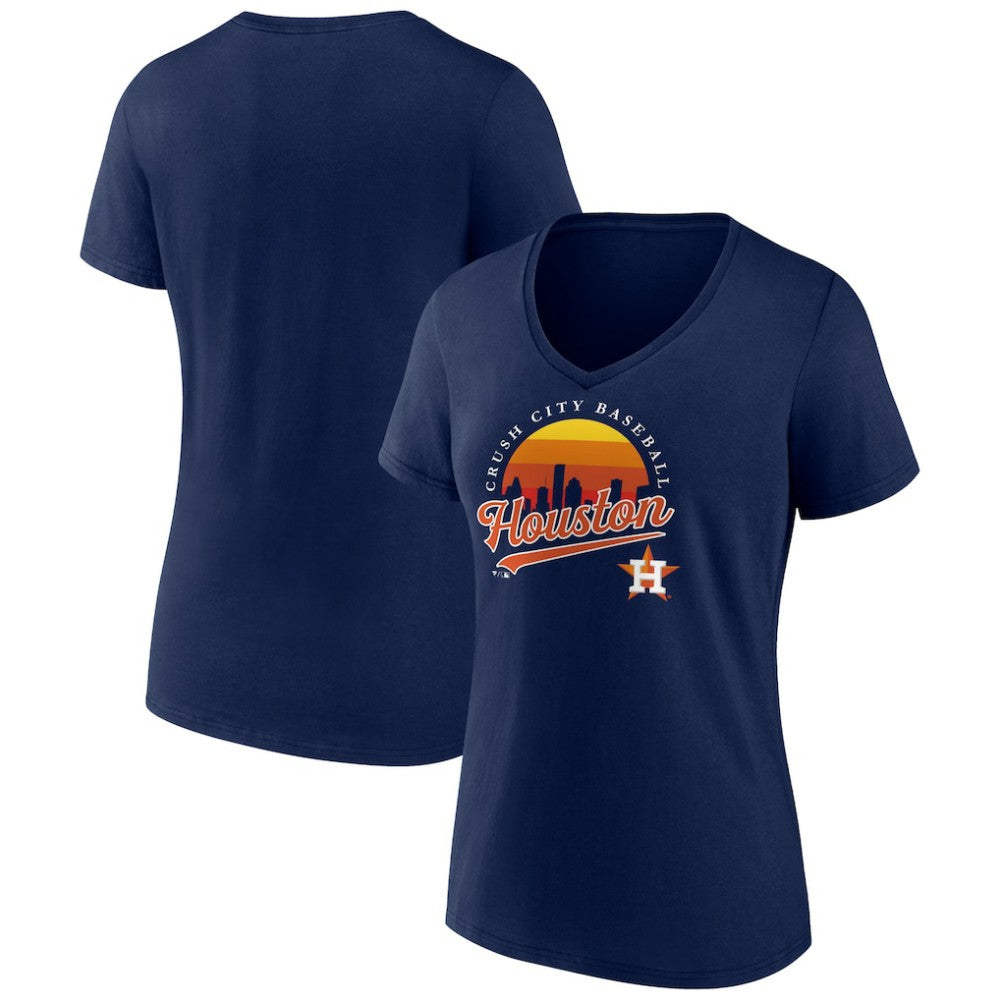 Houston Astros Women's One Champion V-Neck T-Shirt for sale