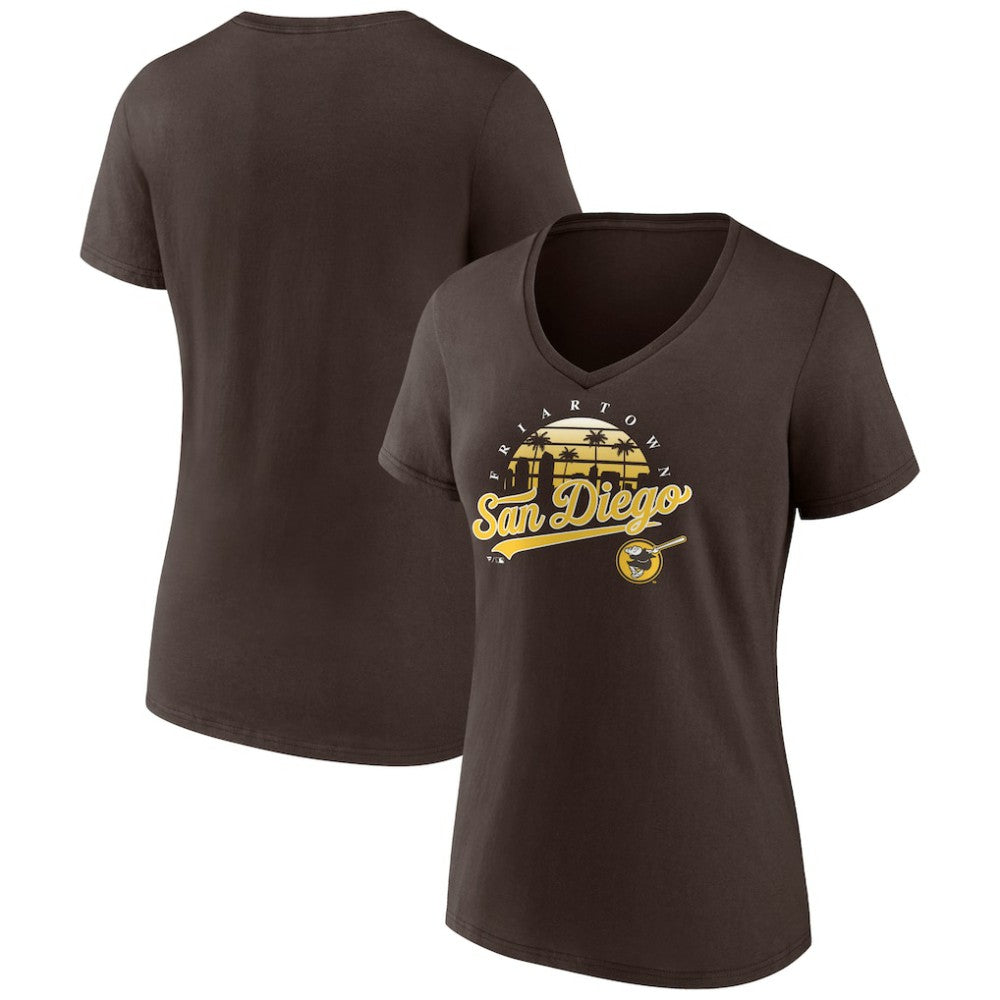 San Diego Padres Women's One Champion V-Neck T-Shirt Online