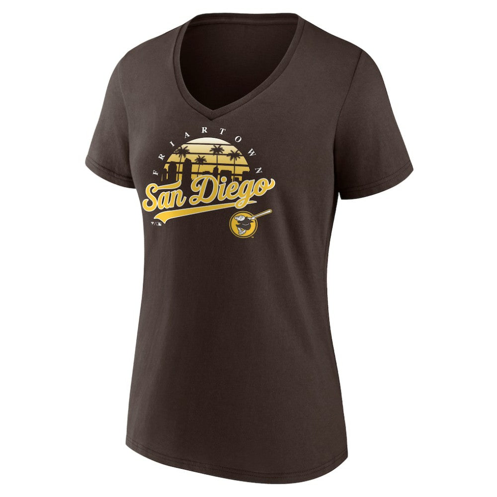 San Diego Padres Women's One Champion V-Neck T-Shirt Online