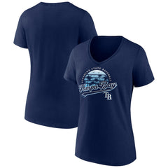 Tampa Bay Rays Women's One Champion V-Neck T-Shirt Near Me
