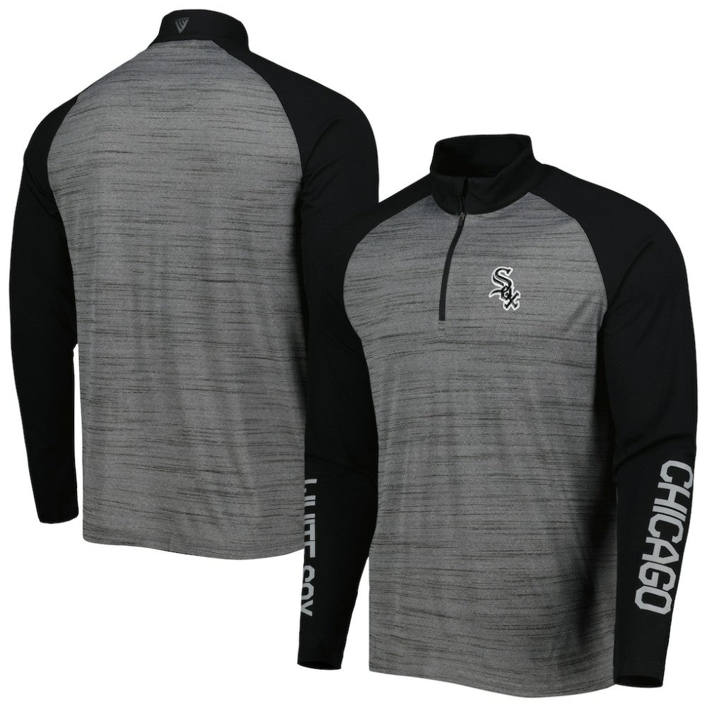 Chicago White Sox Levelwear Vandal Raglan Quarter-Zip Top for sale