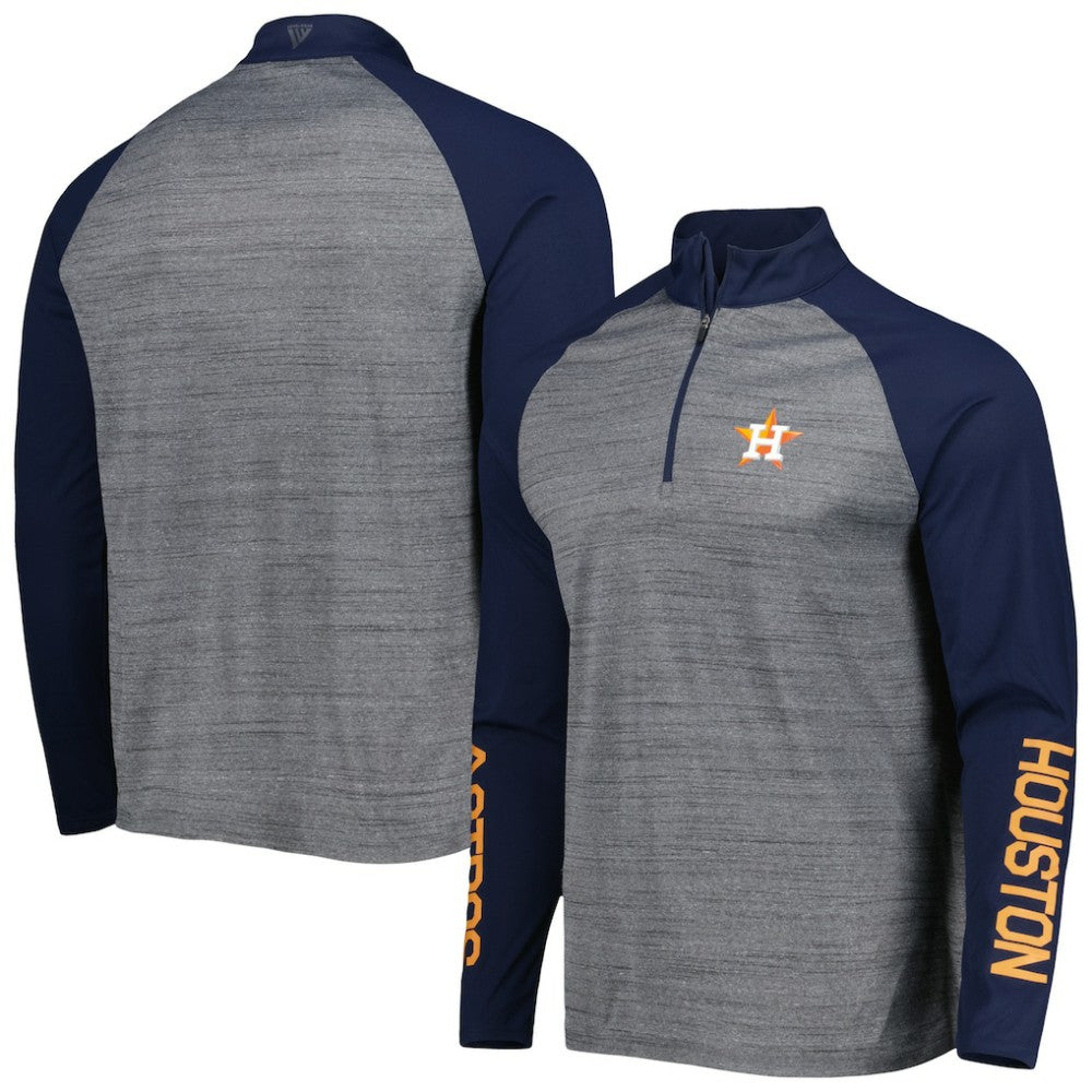 Houston Astros Levelwear Vandal Raglan Quarter-Zip Top for sale