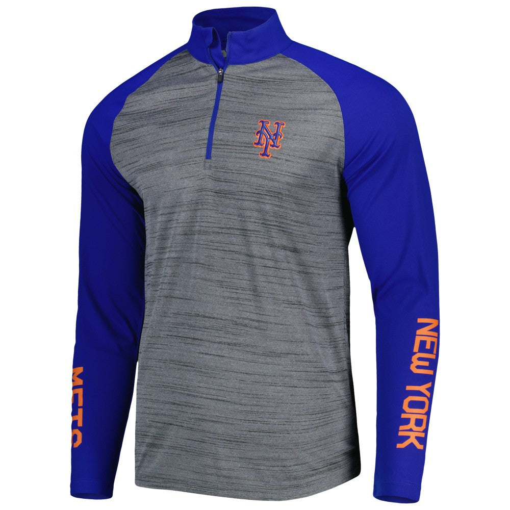 New York Mets Levelwear Vandal Raglan Quarter-Zip Top Sale