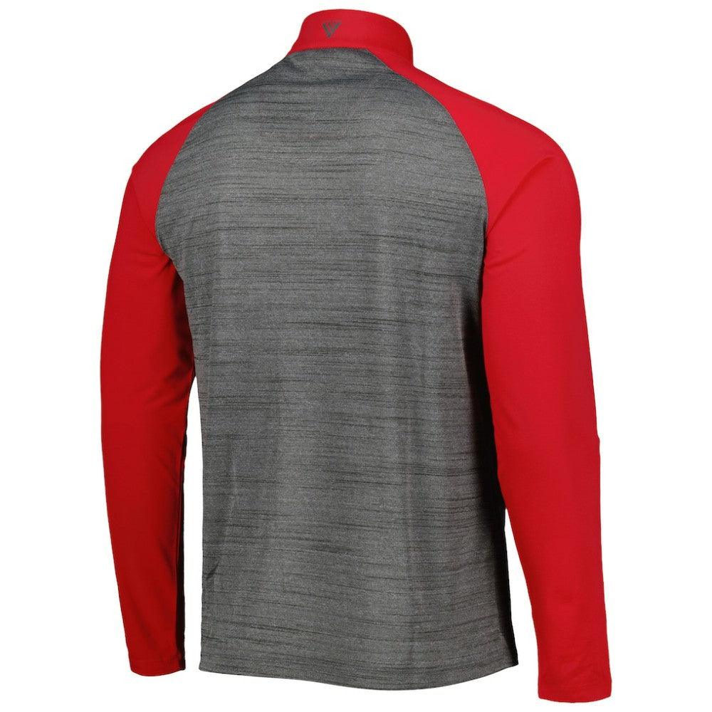 St. Louis Cardinals Levelwear Vandal Raglan Quarter-Zip Top Discount