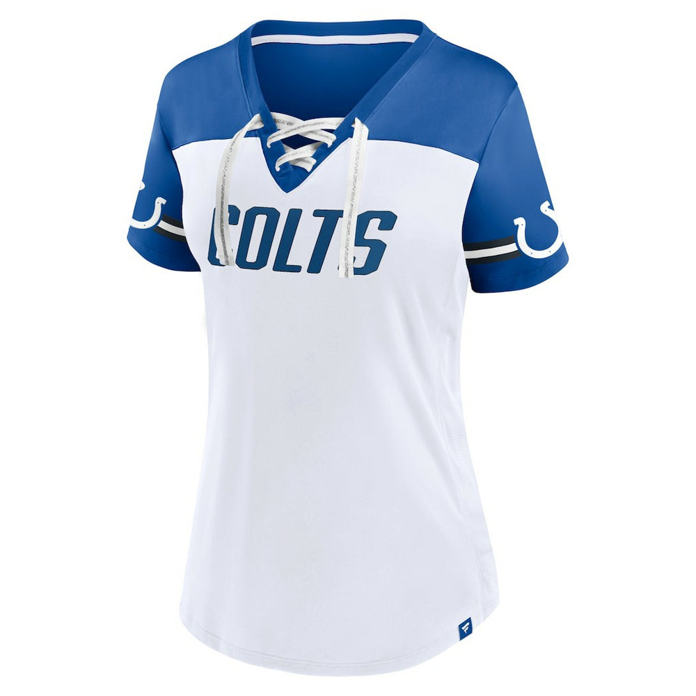 Jonathan Taylor Indianapolis Colts Women's Athena Name & Number V-Neck Top - White - Fanatics