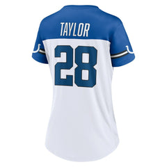 Jonathan Taylor Indianapolis Colts Women's Athena Name & Number V-Neck Top - White - Fanatics