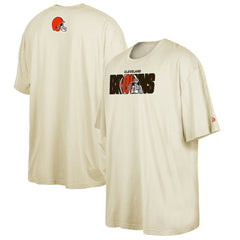 Cleveland Browns New Era 2023 NFL Draft Big & Tall T-Shirt - Cream - NFL