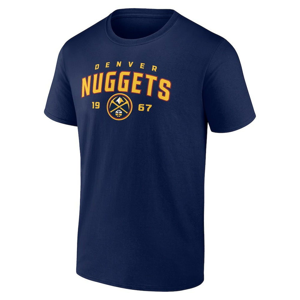 Denver Nuggets Rebel Logo T-Shirt Navy