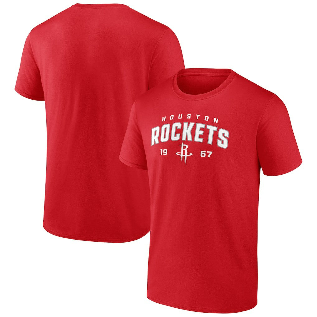 Houston Rockets Rebel Logo T-Shirt Red