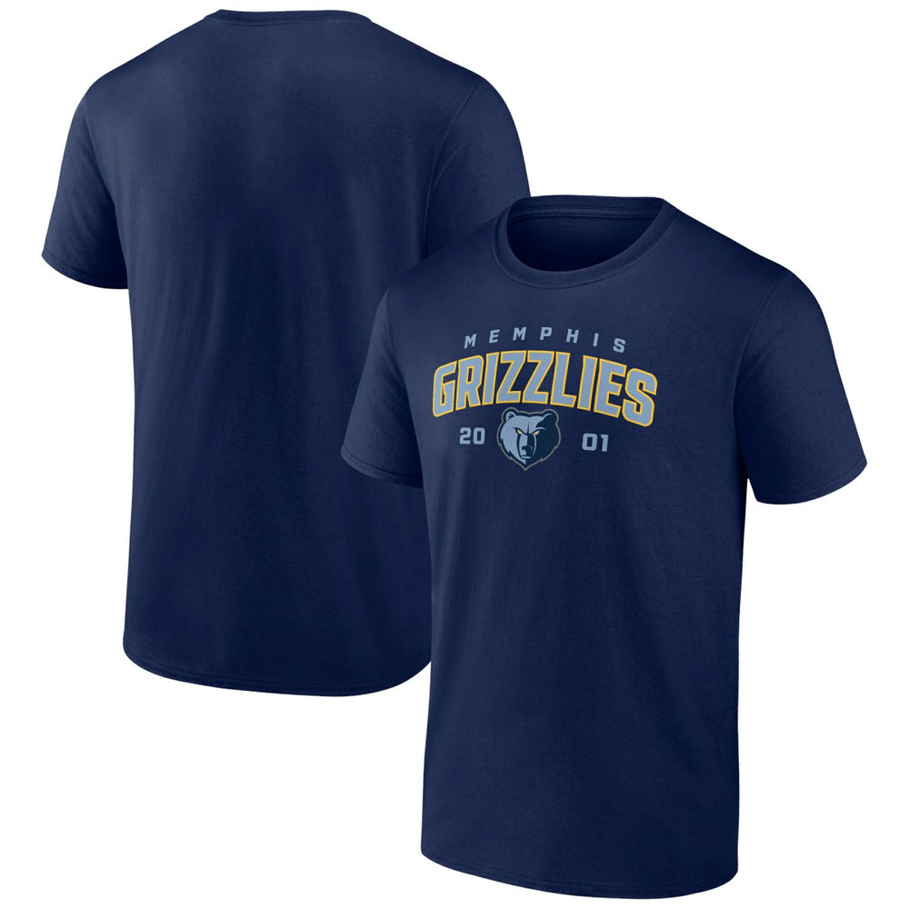Memphis Grizzlies Rebel Logo T-Shirt Navy