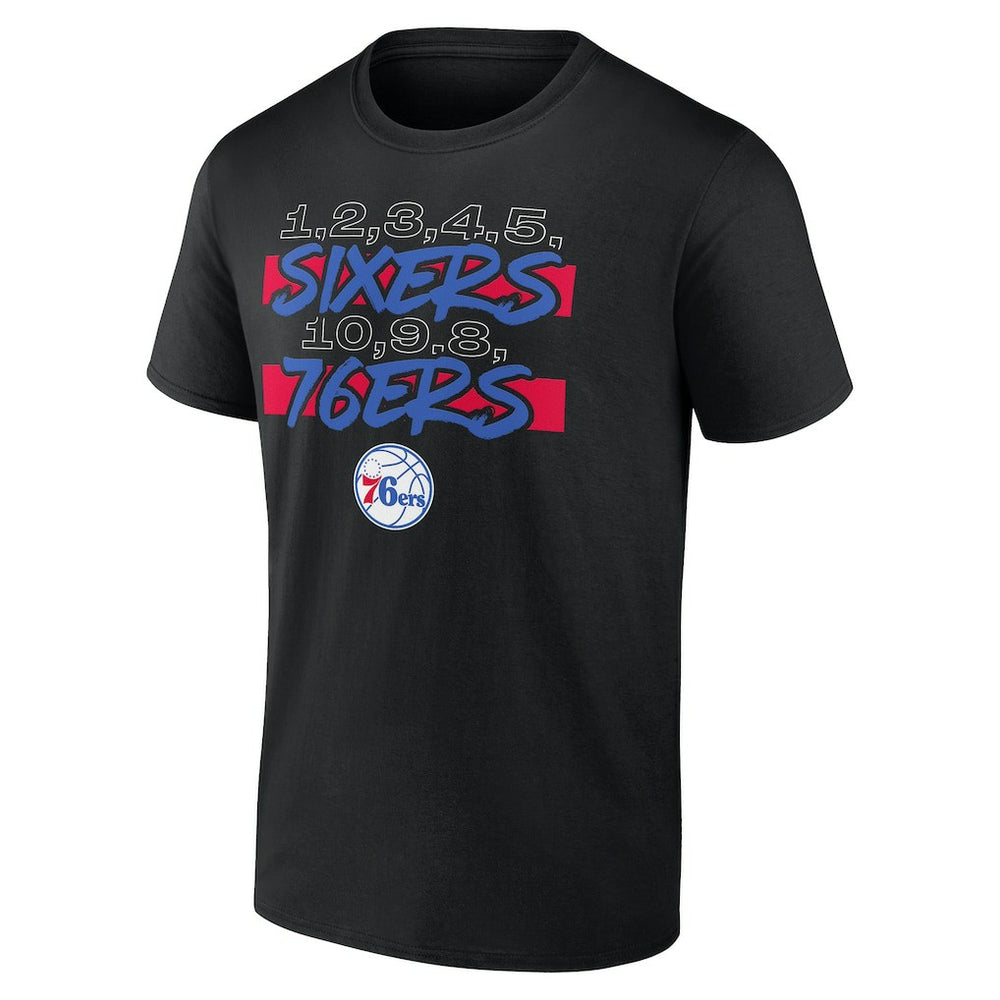 Philadelphia 76ers Core Hometown Launch T-Shirt Black