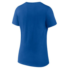 Dallas Mavericks Women's Core Hometown Launch V-Neck T-Shirt Blue
