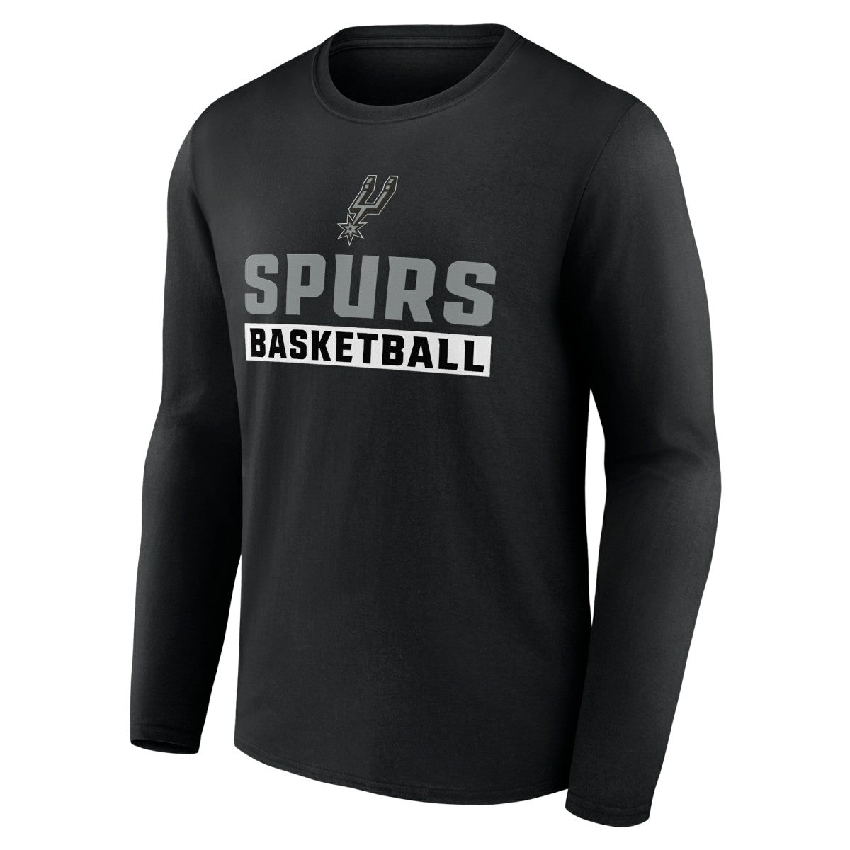 San Antonio Spurs Let's Go Long Sleeve T-Shirt Black