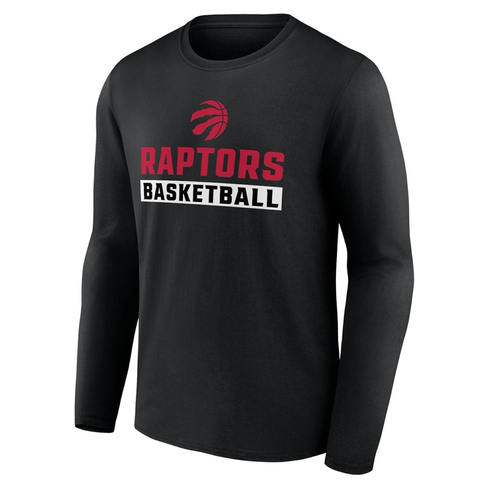 Toronto Raptors Let's Go Long Sleeve T-Shirt Black