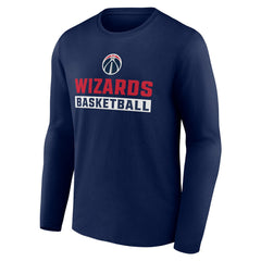 Washington Wizards Let's Go Long Sleeve T-Shirt Navy