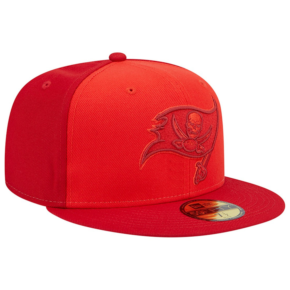 Tampa Bay Buccaneers New Era Tri-Tone 59FIFTY Fitted Hat - Red - NFL