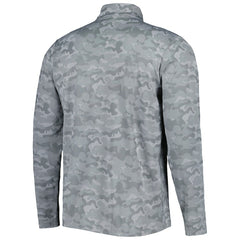 Dallas Cowboys Antigua Brigade Throwback Quarter-Zip Top - Gray - NFL