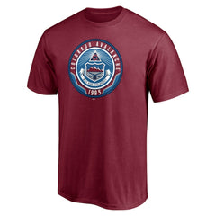 Colorado Avalanche Hometown Collection Push Ahead T-Shirt - Burgundy | NHL Clearance