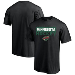 Minnesota Wild Gain Ground T-Shirt - Black | NHL online