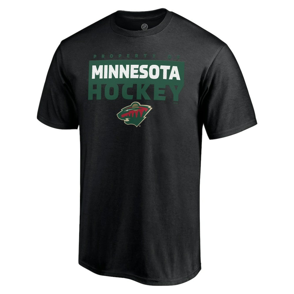Minnesota Wild Gain Ground T-Shirt - Black | NHL online