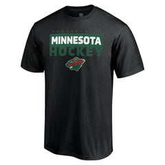 Minnesota Wild Gain Ground T-Shirt - Black | NHL online
