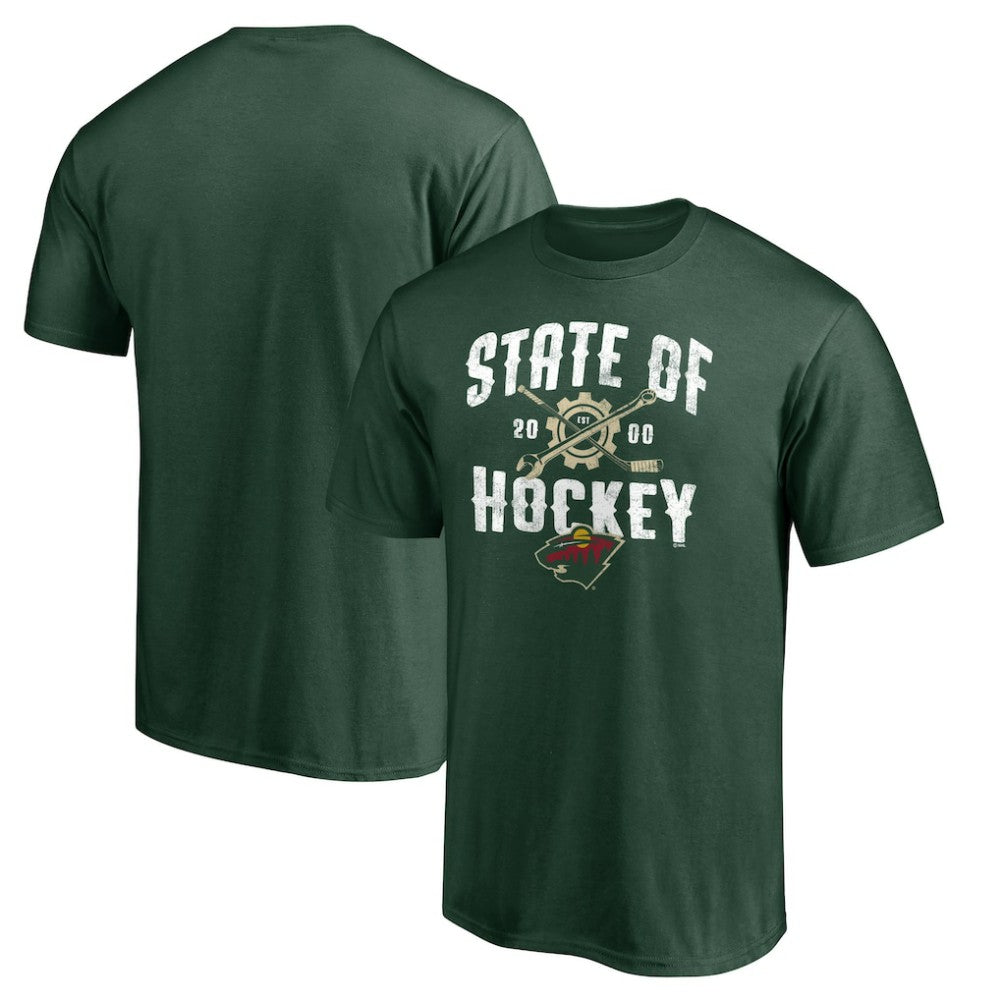 Minnesota Wild Hometown Collection Push Ahead T-Shirt - Green | NHL discount