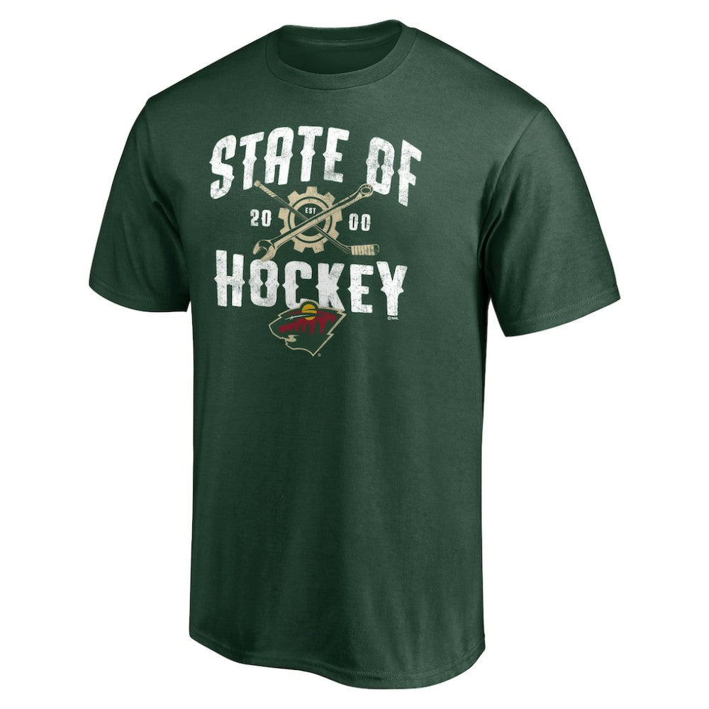 Minnesota Wild Hometown Collection Push Ahead T-Shirt - Green | NHL discount