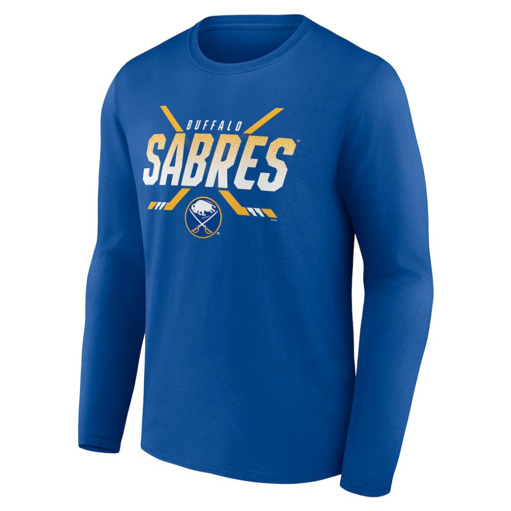 Buffalo Sabres Covert Logo Long Sleeve T-Shirt - Royal | NHL near me