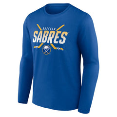 Buffalo Sabres Covert Logo Long Sleeve T-Shirt - Royal | NHL near me